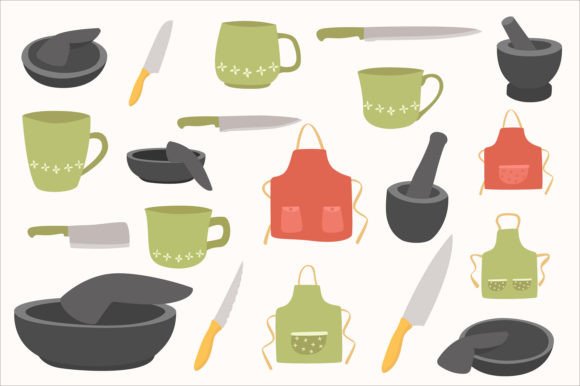 Download Set of Kitchenware Collection - Kitchenware Collection
