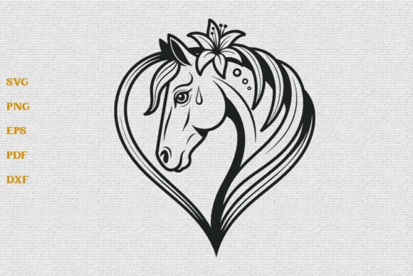 Download Horse Heart SVG Horse Lover SVG Cut File - Premium Resources