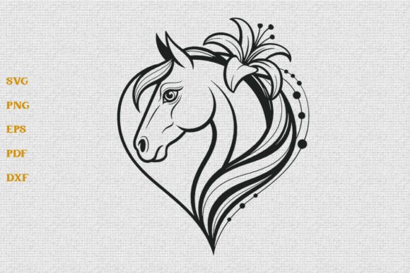 Download Horse Heart SVG Horse Lover SVG Cut File - Horse lover svg Collection