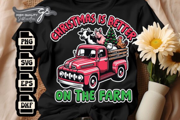 Download Is Better on the Farm Christmas SVG - Farm christmas svg Collection